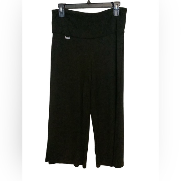 Peck & Peck Women’s Gaucho Length 22.5” Upscale Professional Flowy Pants. - Picture 2 of 7